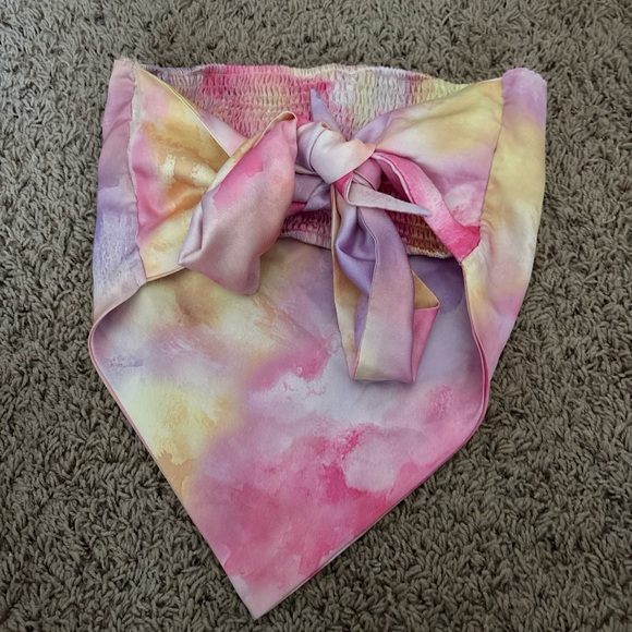 superdown Multicolor Tie-Dye Off-Shoulder Top - Picture 3 of 3